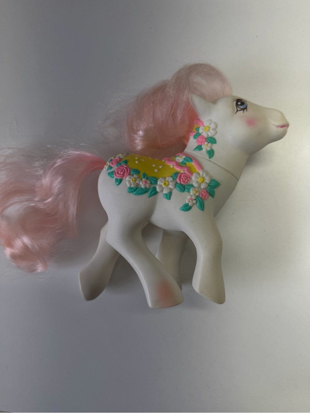 Vintage G1 My Little Pony Merry Go Round Ponies Flower Bouquet 1989 MLP